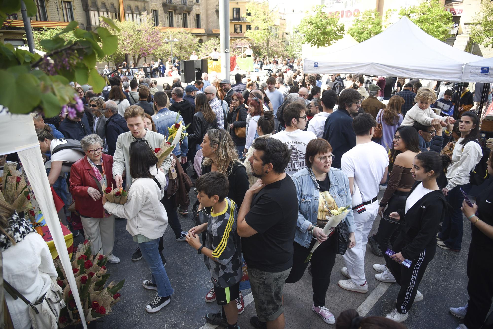 La diada de Sant Jordi 2023, a Manresa