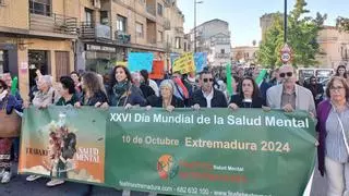 Pacientes de salud mental piden su sitio en el ámbito laboral con varios actos reivindicativos en Coria