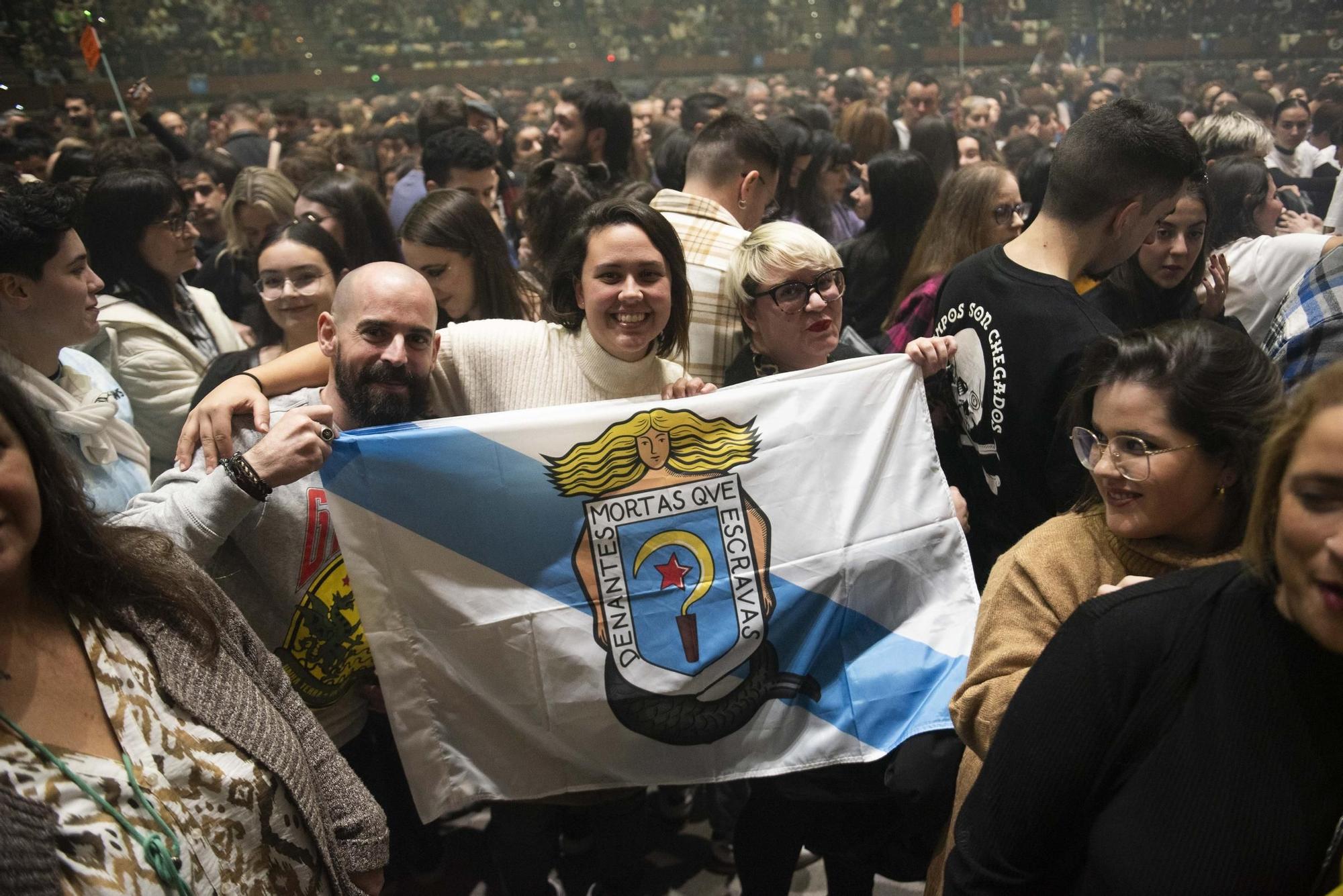 Tanxugueiras abarrotan el Coliseum de A Coruña en un concierto histórico