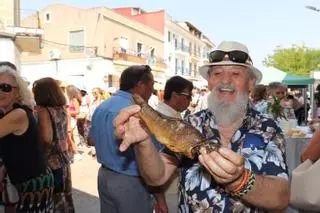500 kilos de tencas, música y gastronomía para una fiesta multitudinaria en Mata de Alcántara