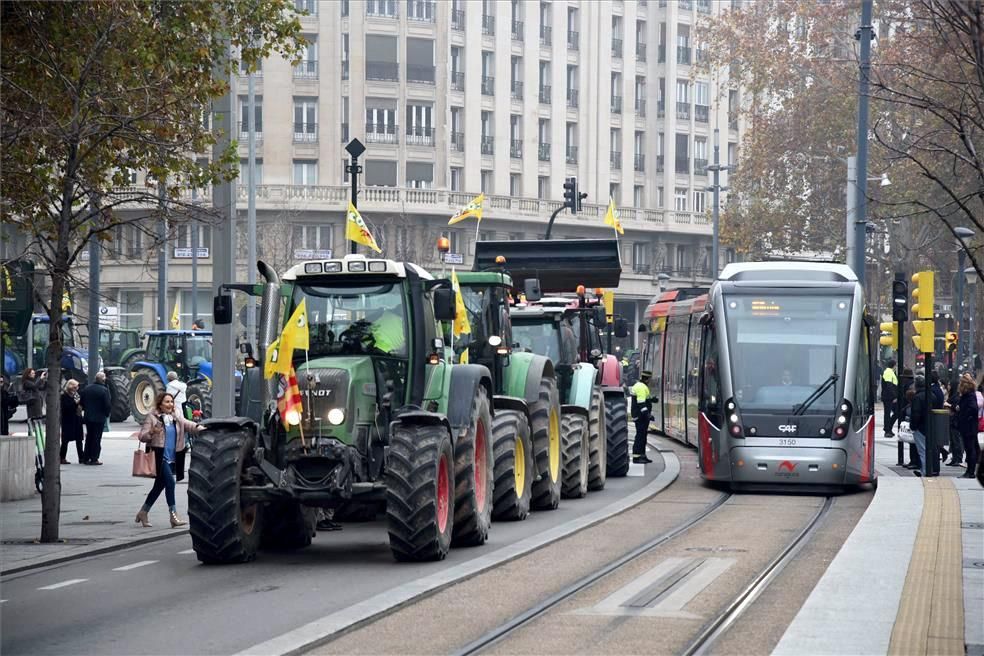 La Tractorada toma Zaragoza