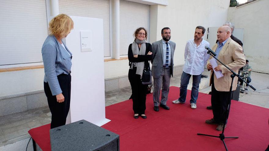 L&#039;acte de lliurament de la placa Docomomo.