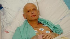 Alexander Litvinenko, en la cama de un hospital de Londres, el 20 de noviembre del 2006.