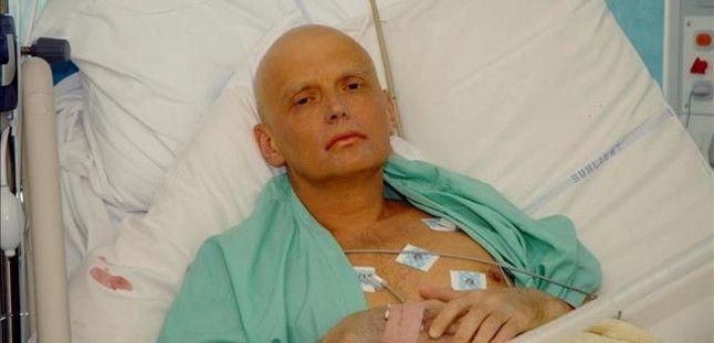 Alexander Litvinenko, en la cama de un hospital de Londres, el 20 de noviembre del 2006.