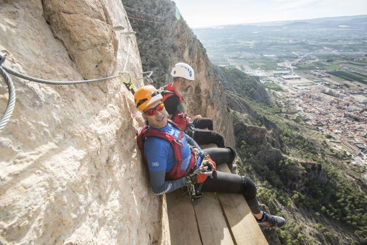La vía ferrata más grande de la Comunidad Valenciana, motor de turismo de Redován.