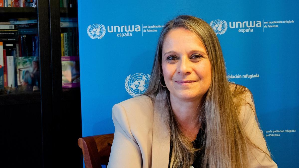 La directora ejecutiva del Comité Español de UNRWA, Raquel Martí.