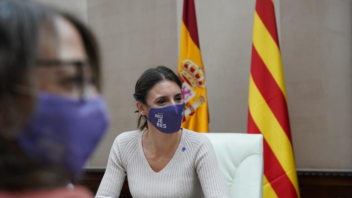 La ministra de Igualdad, Irene Montero.