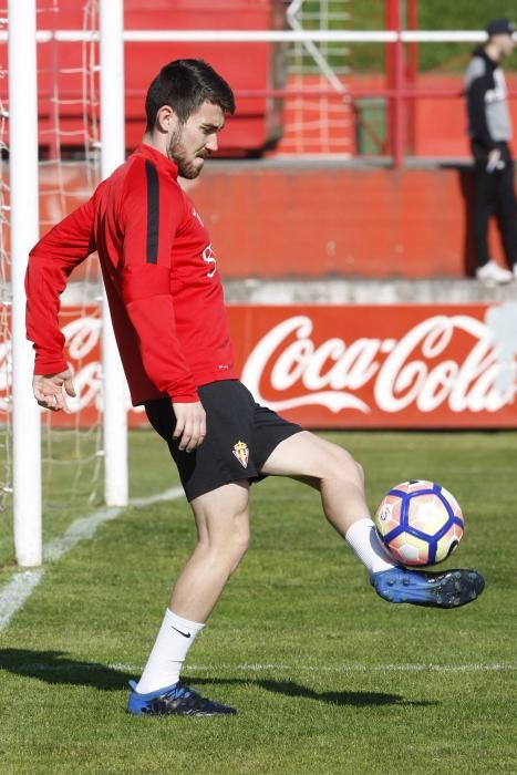 Entrenamiento del Sporting 07/04/2017