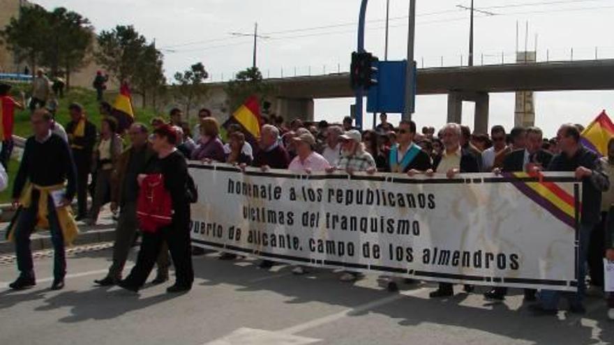 Marcha cívica organizada por la Comisión en imagen de archivo.