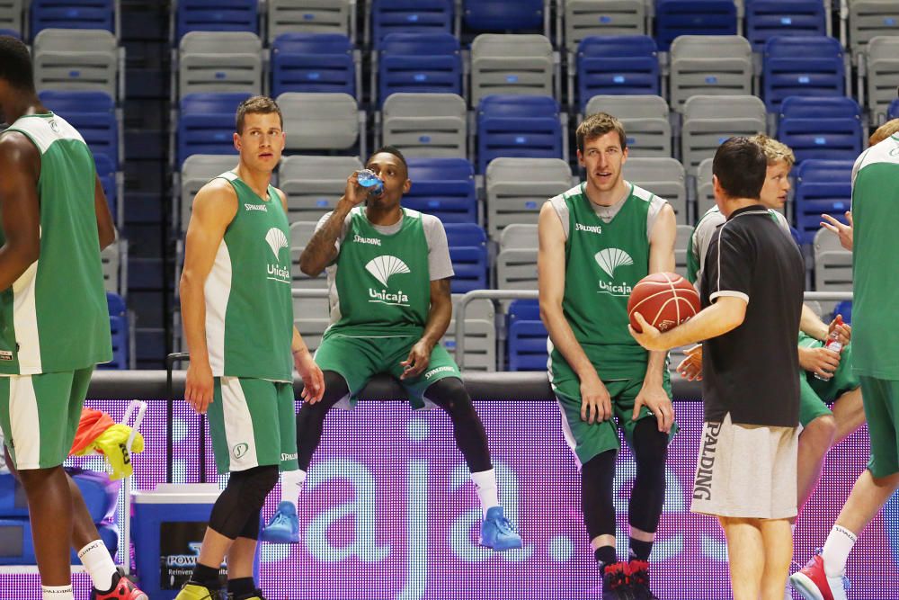 El Unicaja abre su entrenamiento al público