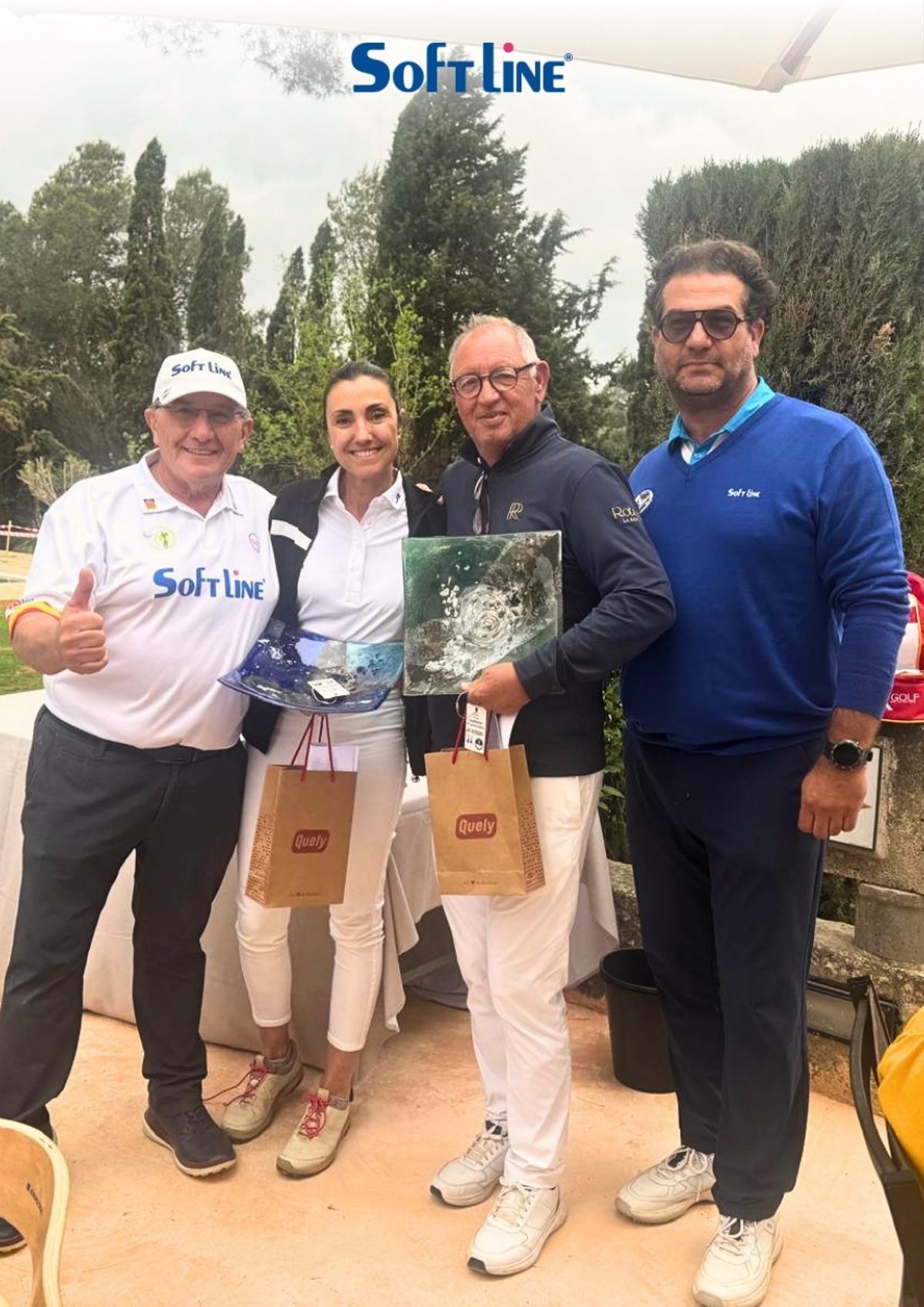 Pedro Antonio Salvá y Sandra del Reino, ganadores de la 1ª categoría del torneo.