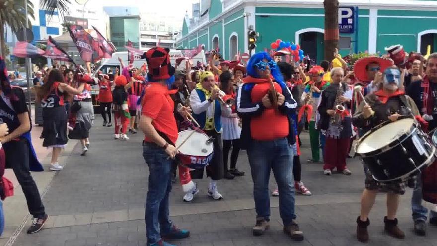 Gran fiesta de las aficiones en Las Palmas