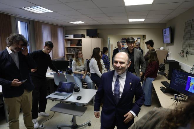 La visita del rector al Campus de Gijón, en imágenes