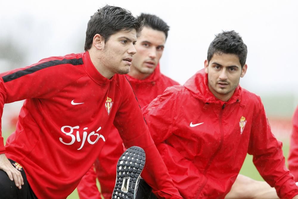 Entrenamiento del Sporting (sábado 5 de noviembre)