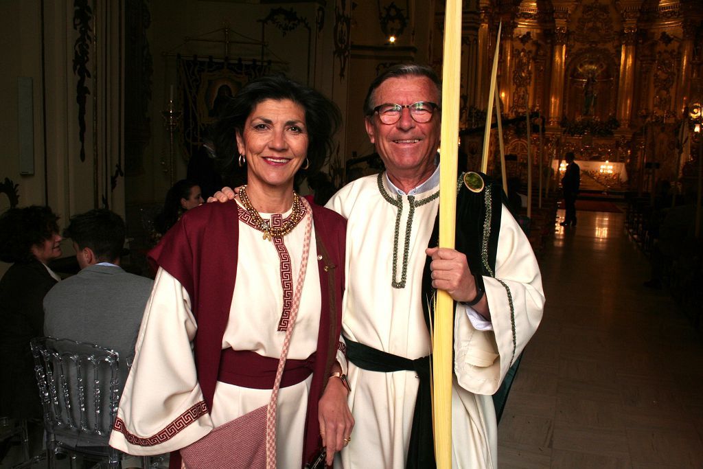 Bendición de las palmas del Paso Blanco en Lorca