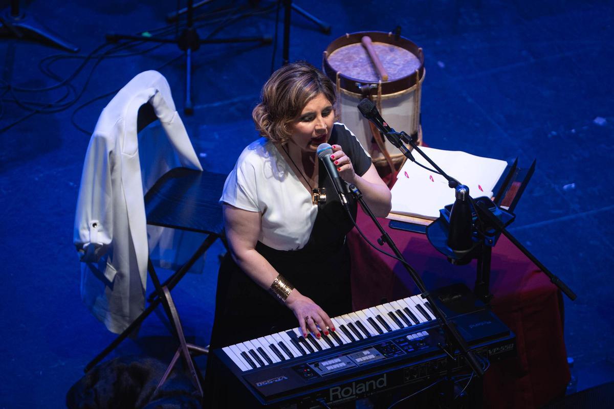 Fabiola Socas durante el concierto.