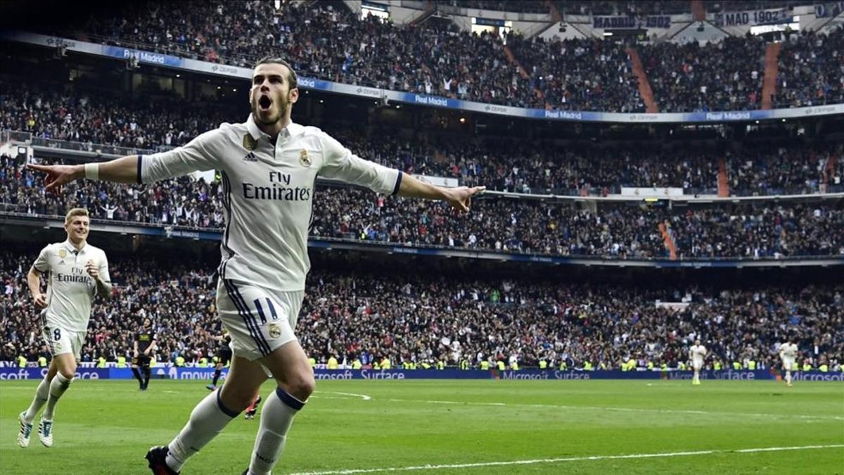 Bale marcó en el duelo ante el Espanyol