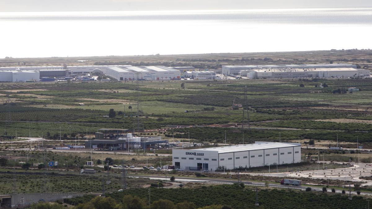 Terrenos de Parc Sagunt II donde irá la gigafactoría de Volkswagen.