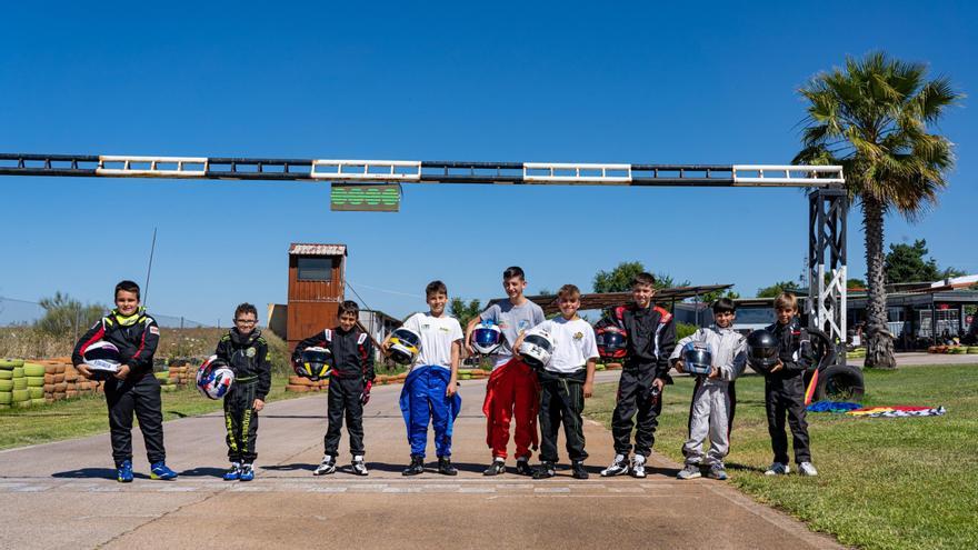 Álvaro Montes, Ángel Cardeno y Rubén  ganan la primera prueba de las Karting Series Fexa