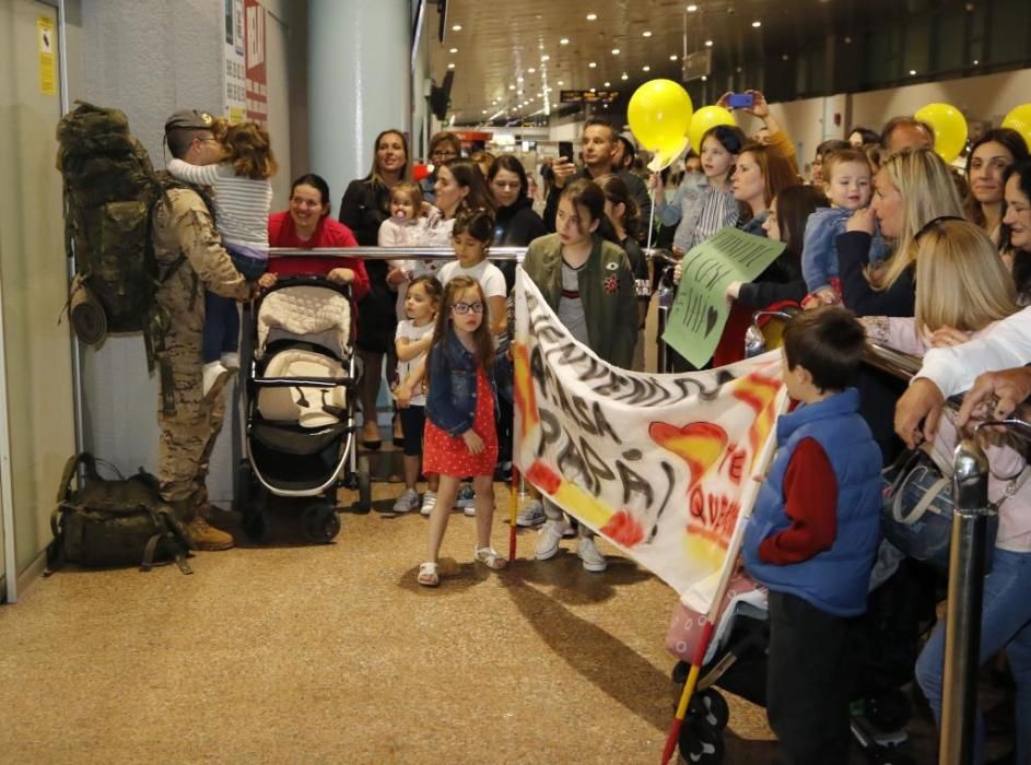 La primera rotación con unos 120 militares de la Brilat procedente de Malí llega a Vigo