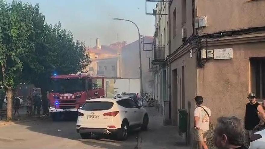 Incendi en un garatge de Sant Joan de Vilatorrada