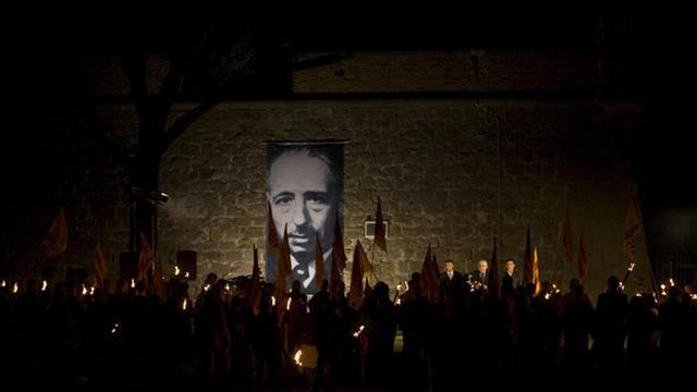 Acto de ERC en homanaje a Lluís Companys, en una imagen de archivo.