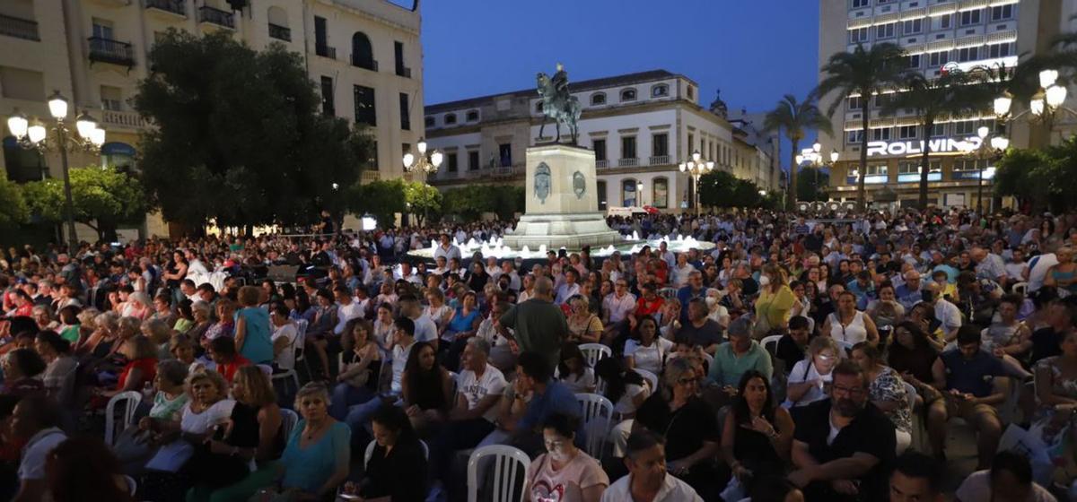 Un aspecto de Las Tendillas en la última Noche Blanca.