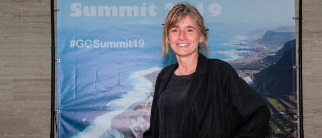 María Ángeles López, en el Rectorado de la ULPGC durante la celebración del Summit Gran Canaria 2019.