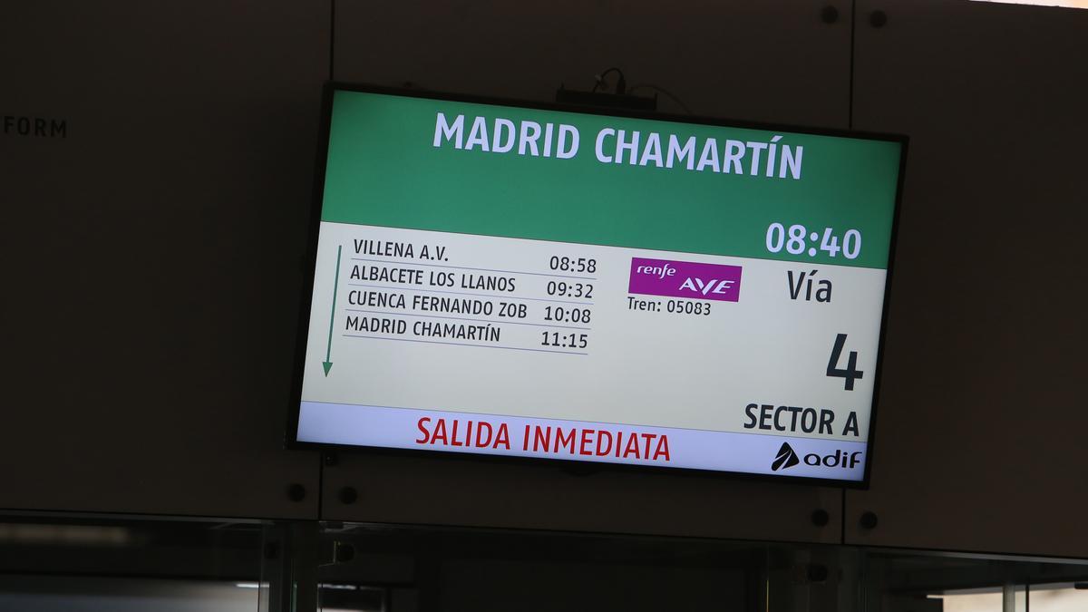 ¿Qué opinas sobre el cambio de la estación de Atocha a Chamartín en el AVE Alicante-Madrid?