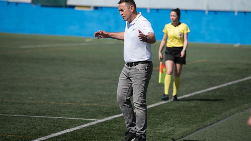 Francis Díaz, en el partido ante el Madrid CFF en La Palmera.