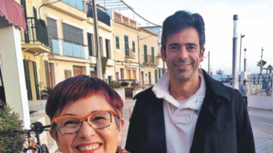 Toñi Fernández und Pedro Martínez leiten die Anwohnervereinigung ?„Salvem el Molinar“