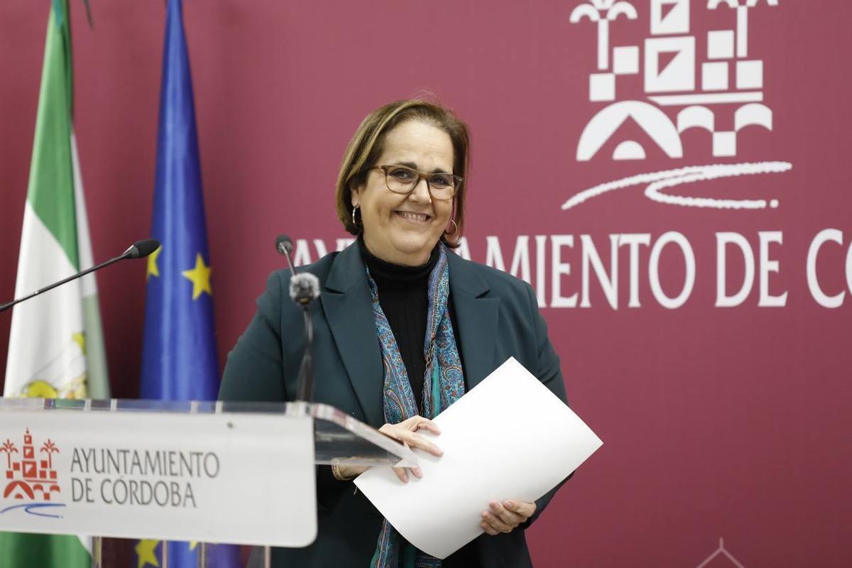 Primera teniente de alcalde y delegada de Economía del Ayuntamiento de Córdoba, Blanca Torrent.