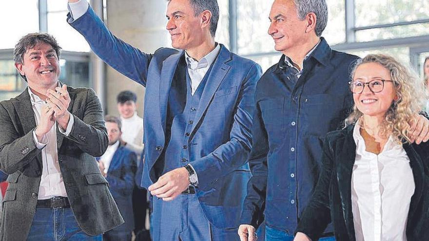 Sánchez y Zapatero auparán al PSC en un congreso precedido por la amnistía y los presupuestos catalanes