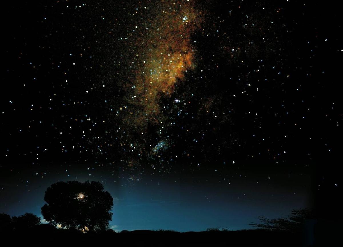 Cielo estrellado.