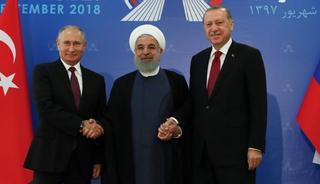 Putin, Erdogan y Rohaní chocan en la cumbre sobre la batalla de Idleb
