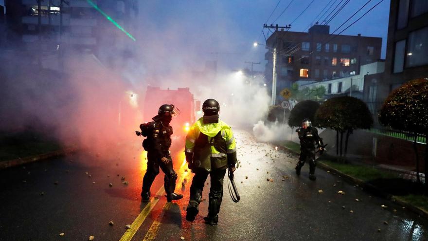 Protestas contra el proyecto de reforma tributaria en Colombia