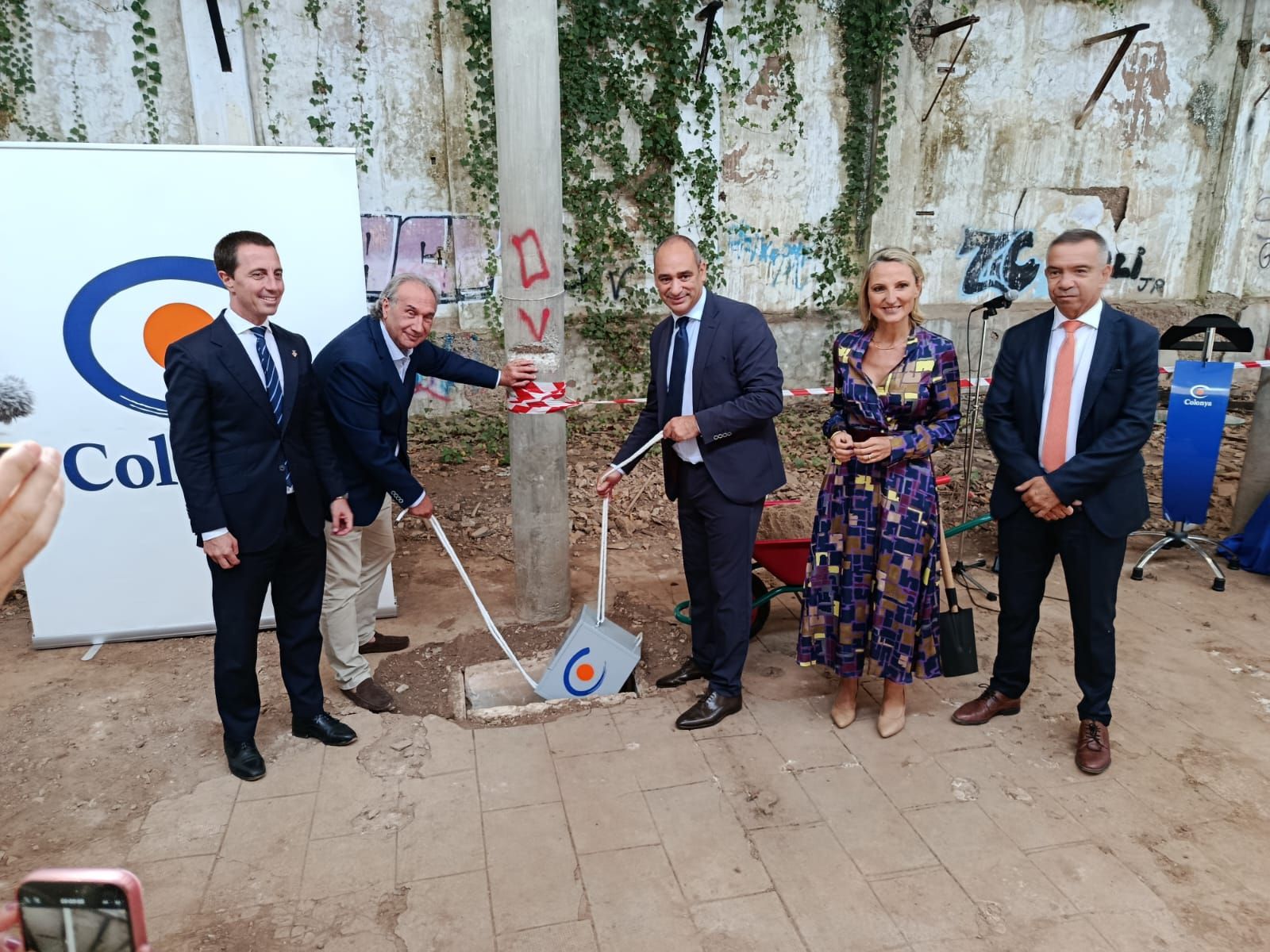 Las imágenes de la colocación de la primera piedra de Can Morató