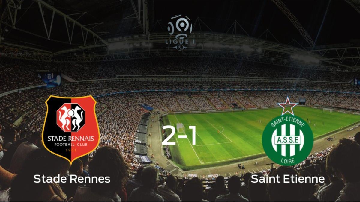 El Stade Rennes gana 2-1 en su estadio frente al AS Saint Etienne