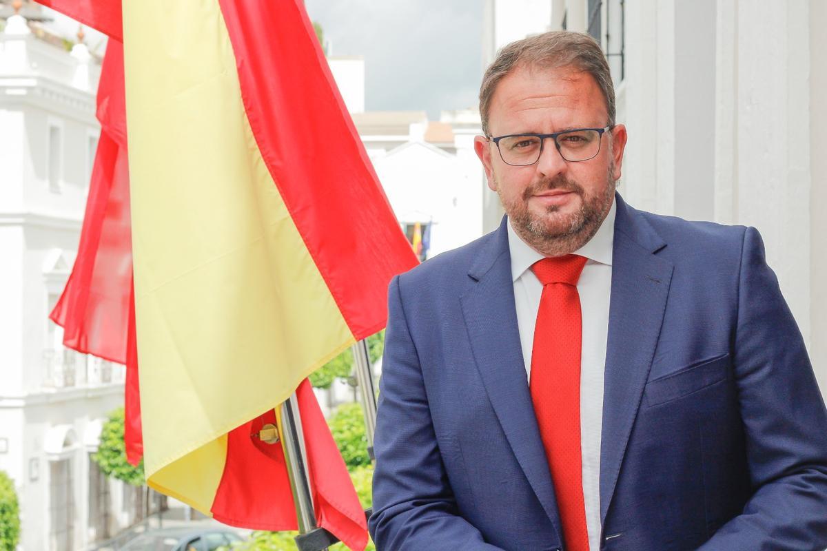 El alcalde de Mérida, Antonio Rodríguez Osuna.