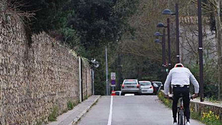 Un carrer de la Vall de St. Daniel.