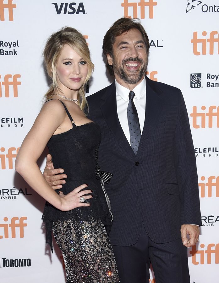 Jennifer Lawrence y Javier Bardem presentan 'Mother!' en el Festival de Toronto
