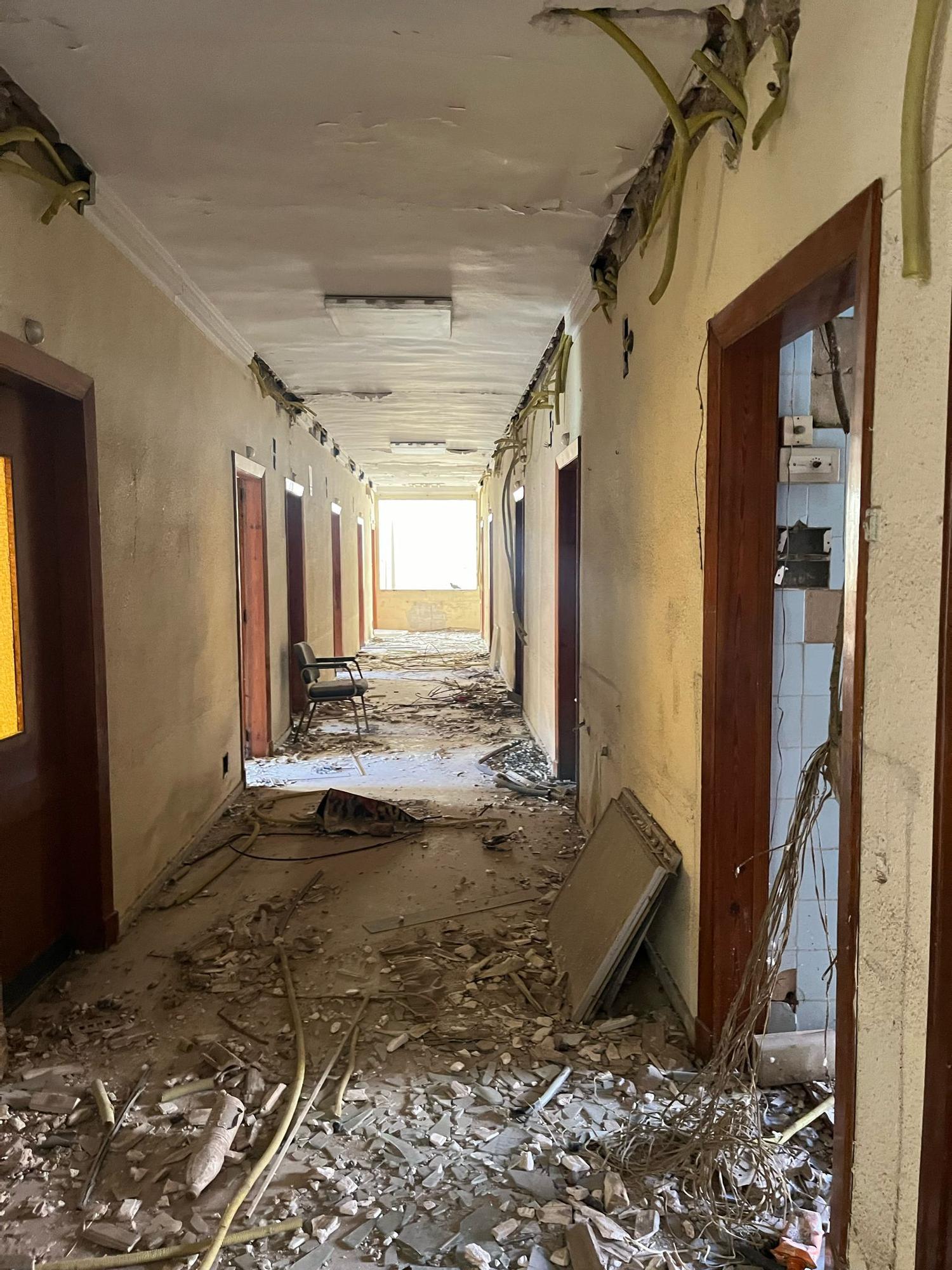 Las imágenes actuales de la antigua clínica Santa Teresa y futura residencia de estudiantes