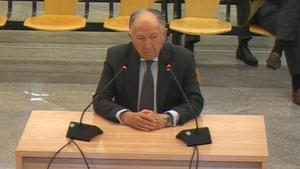 El exdirector del CNI Félix Sanz Roldán, declarando como testimonio en el juicio de la trama Kitchen