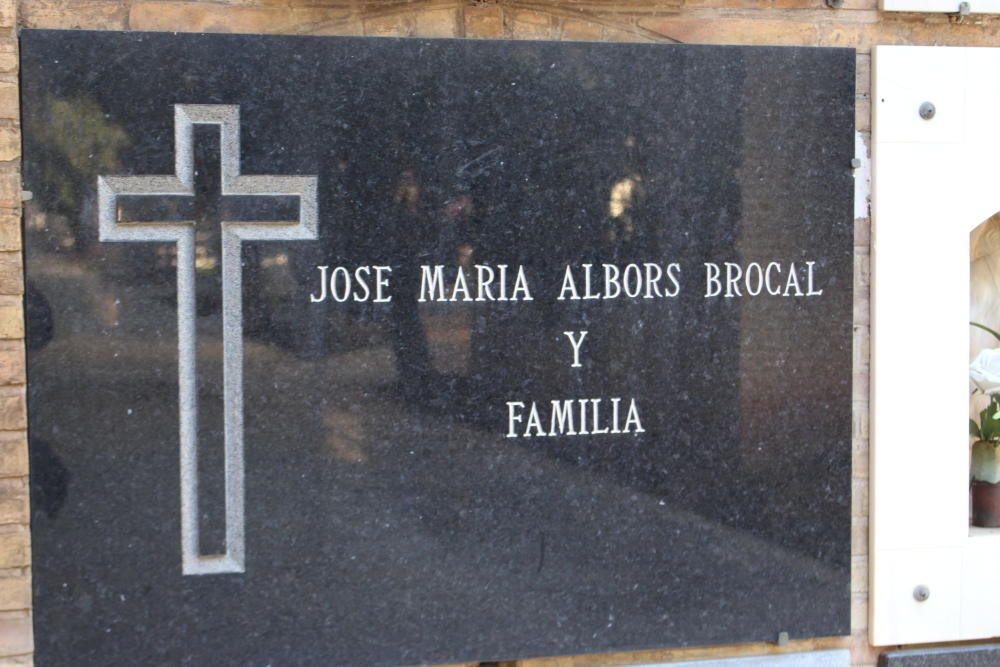 José María Albors (1922-1923) da nombre a lo que, posteriormente, fue nicho-pantéon.