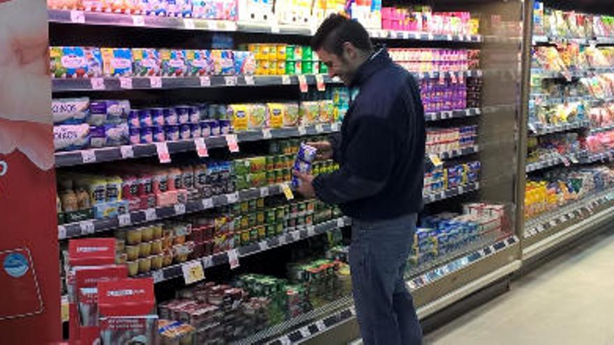 Detalle de un supermercado Eroski