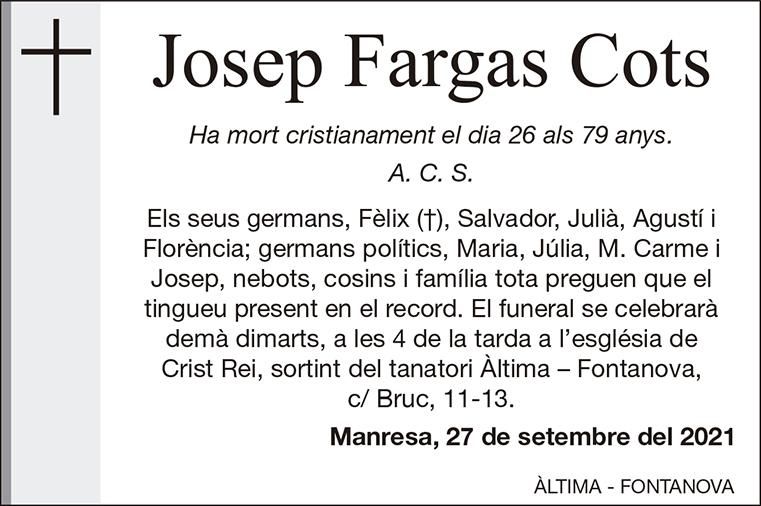 Josep Fargas Cots