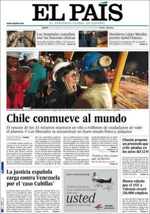 ’El País’ també destaca a les pàgines interiors que Ryanair ja és la quarta aerolínia del Prat al cap d’un mes d’arribar i que l’Ajuntament del Vendrell manté al seu lloc el càrrec que va abusar d’una menor.