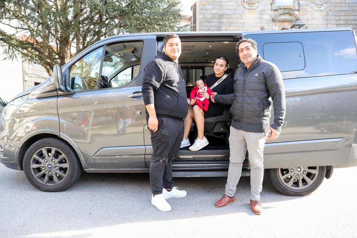 Javi, el «muñeco de oro» de Arousa que pesó 393 gramos