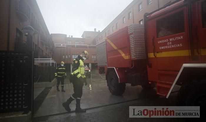 Coronavirus en Murcia: La UME interviene en la res