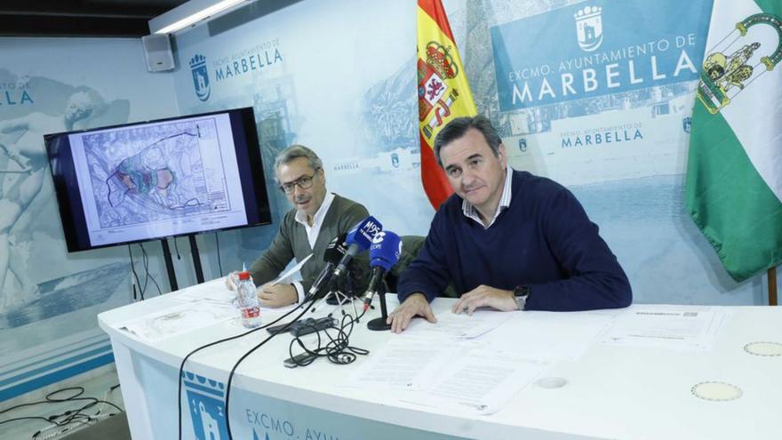 El edil de Urbanismo, en la presentación del proyecto.